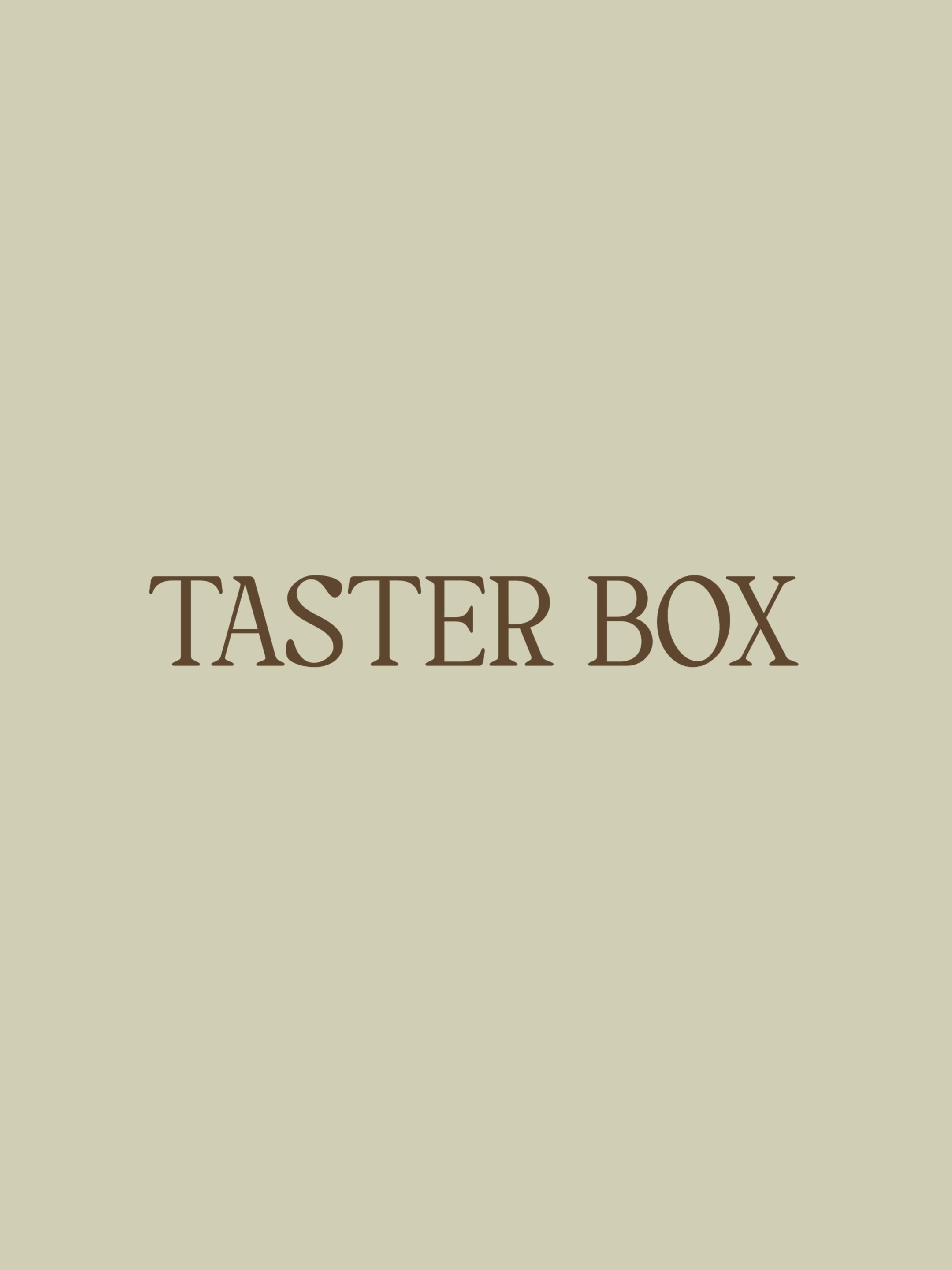 Taster Box
